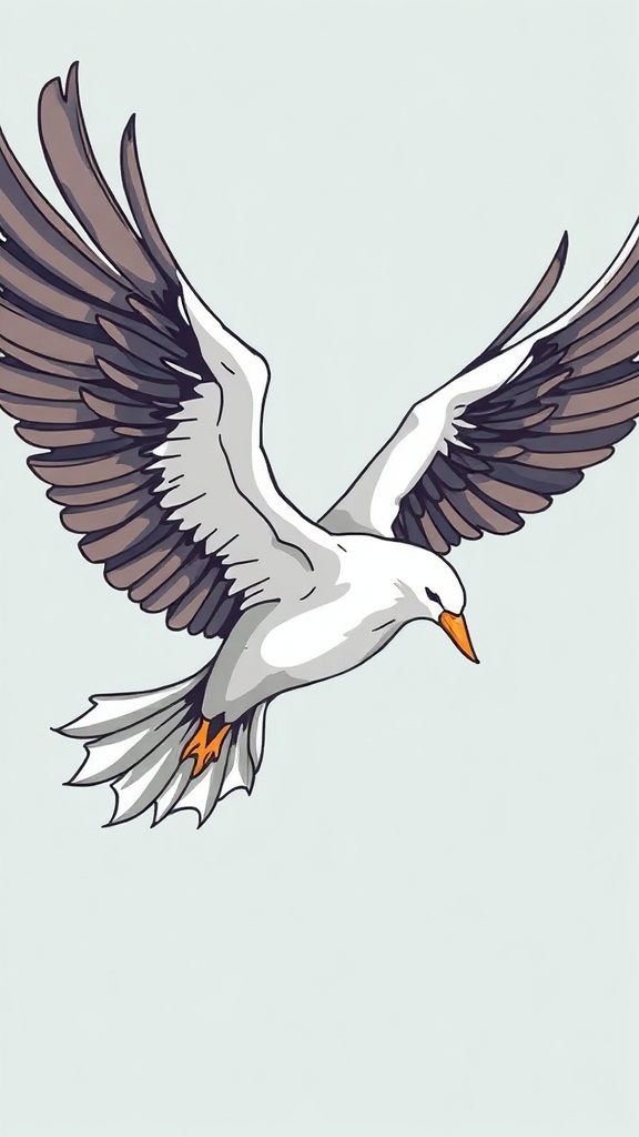 Flying image