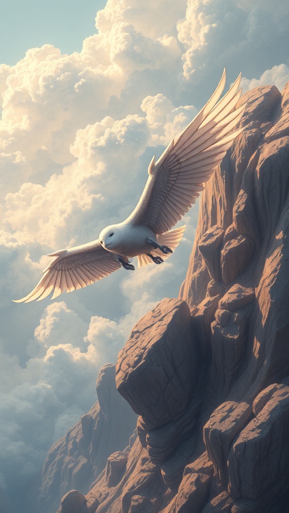 Flying image