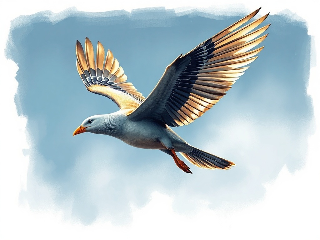 Flying image