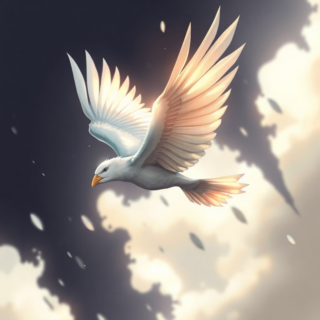 Flying image