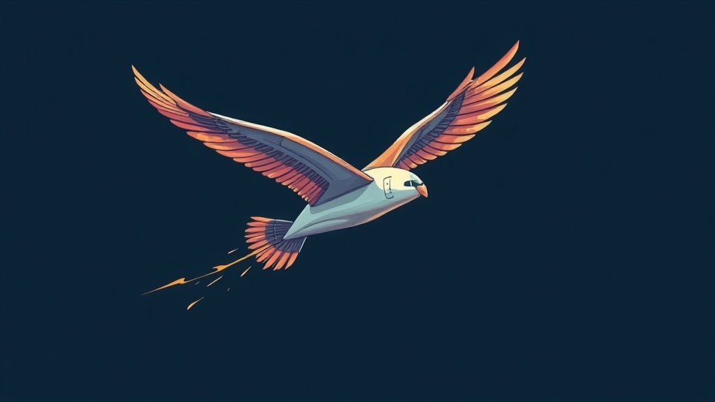 Flying image