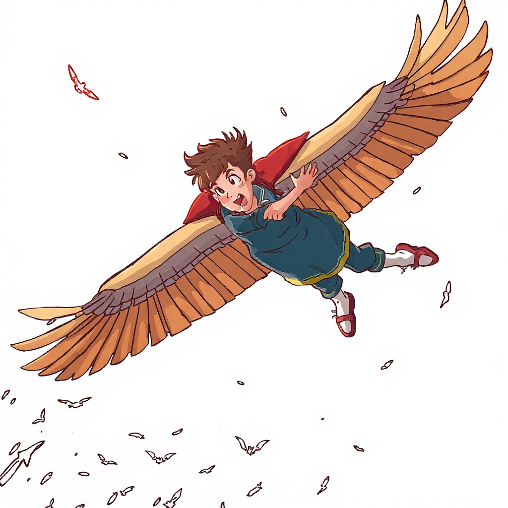 Flying image